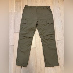 Army Surplus Cargo Pants (Khaki, 34W)